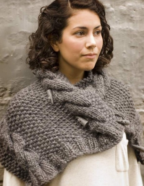 Burly Spun Grey Owl Cowl