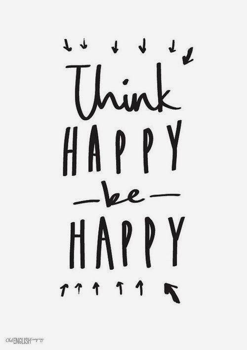 Think happy, be happy