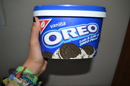 Vanilla Oreo Ice Cream