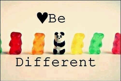 Be different
