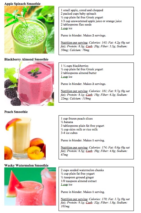 Delicious Summer Smoothies Delicious Summer Smoothies