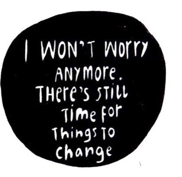I Wont Worry Anymore