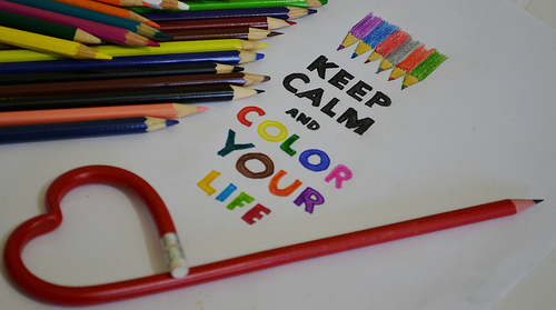 Keep calm and color your life Keep calm and color your life