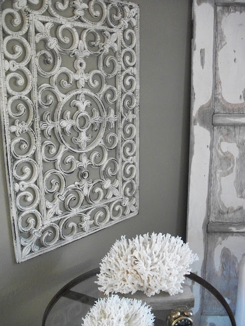 Rubber door mat wall art