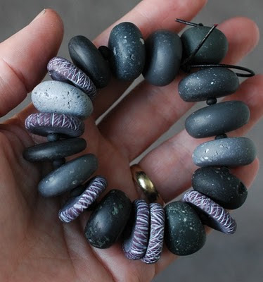 DIY Fiber Bead Bracelets