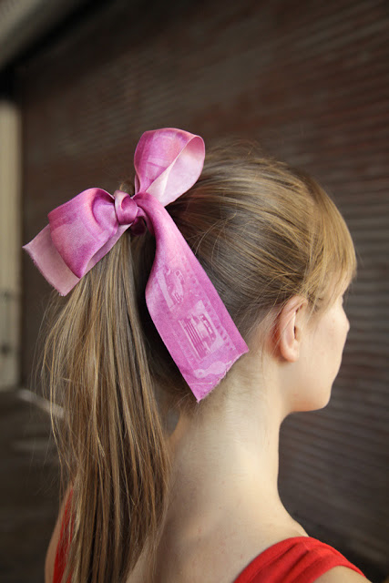 Photo Print Hair RIbbon