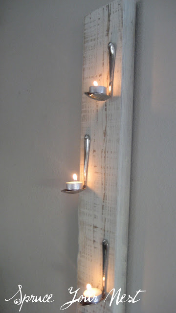 Tea light wall art Tea light wall art