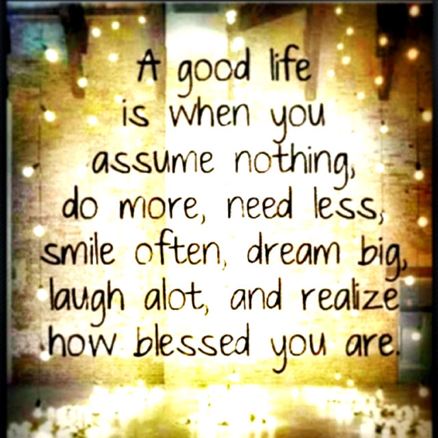 A Good life A Good life