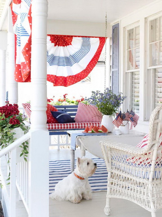 Patriotic Front Porch