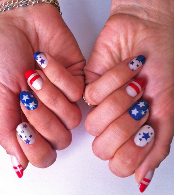 Nails for the 4th of July Nails for the 4th of July