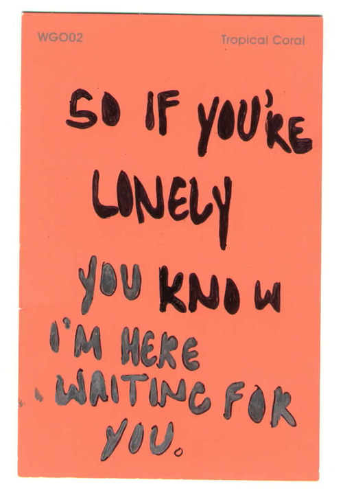 If youre lonely