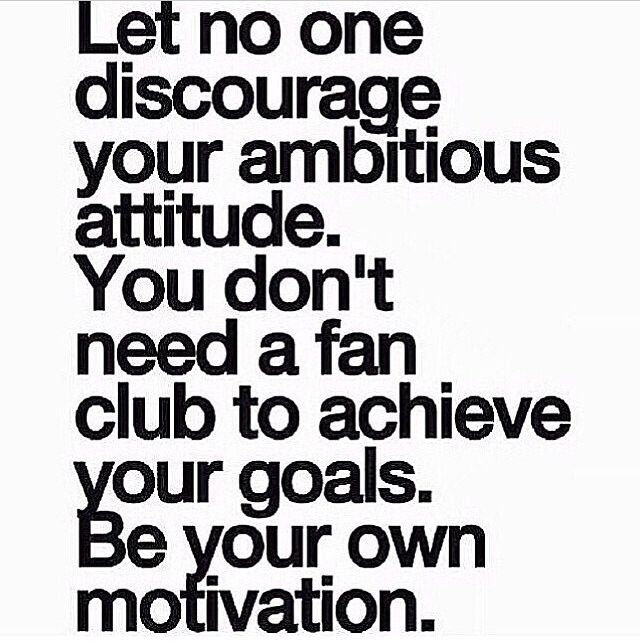Be Your Own Motivation