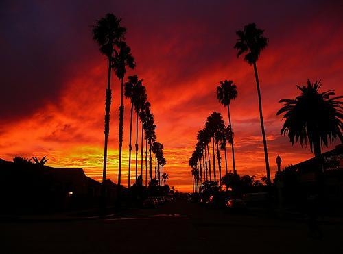 Dark Dramatic Sunset Dark Dramatic Sunset