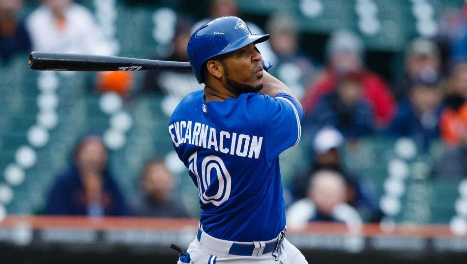 Edwin Encarnacion Homeruns and RBI's leader