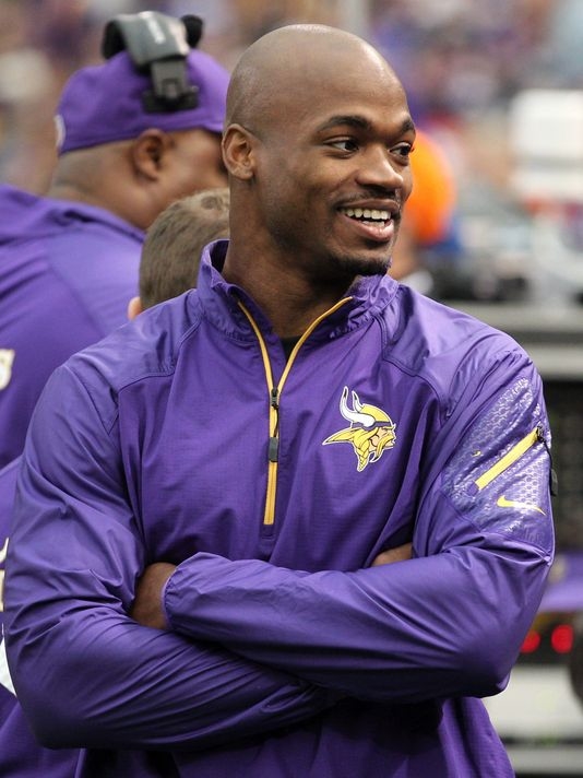 AP aka Adrian Peterson RB Minnisotta Vikings
