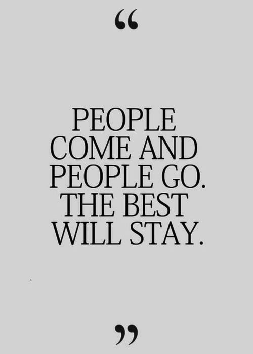 The best will stay