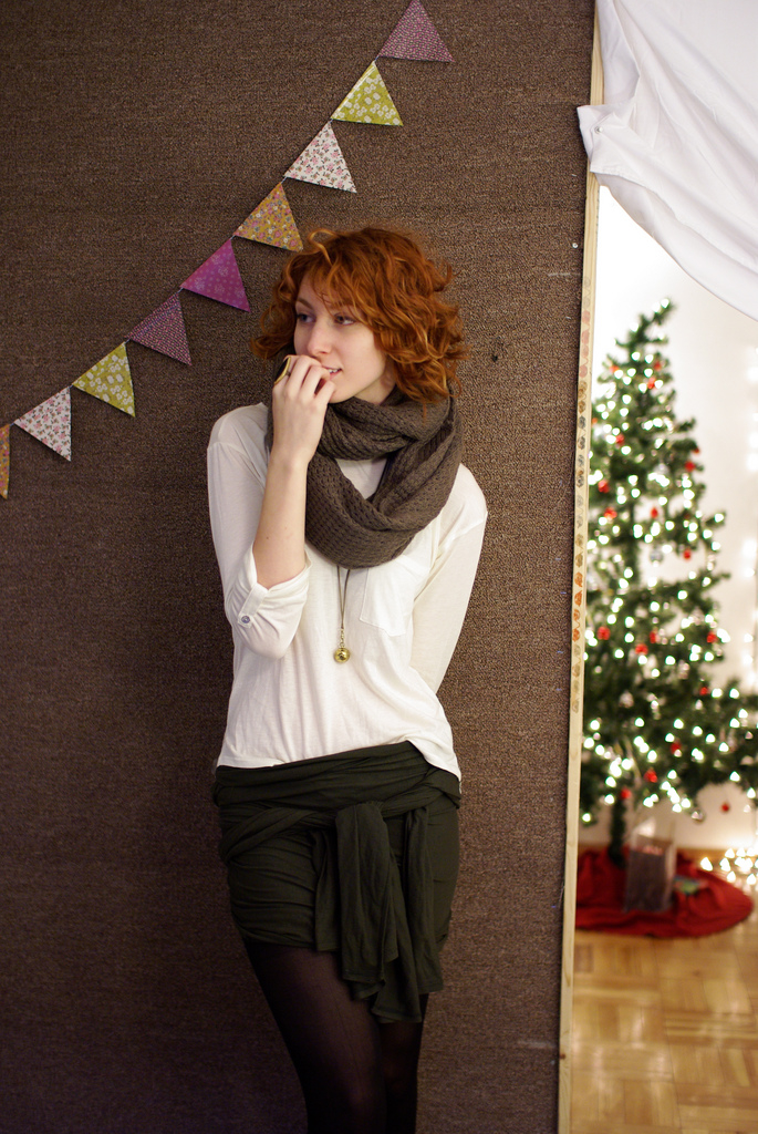 DIY Cardigan Wrap Skirt