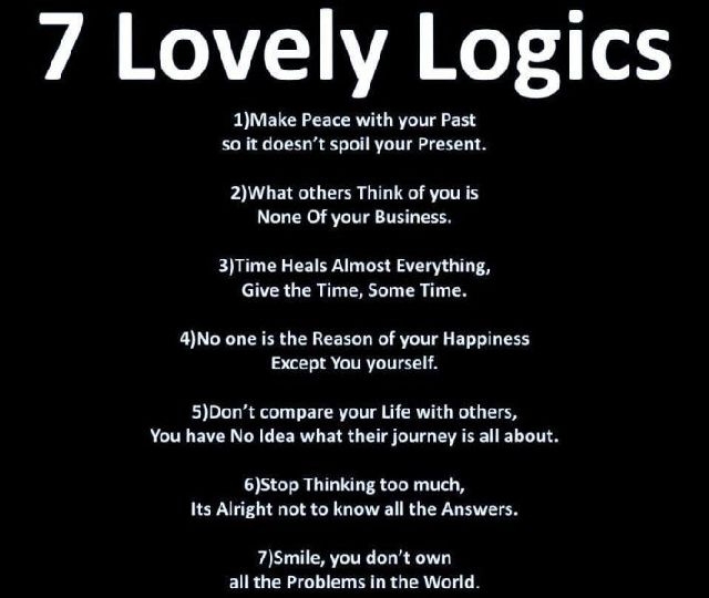 7 Lovely Logics 7 Lovely Logics