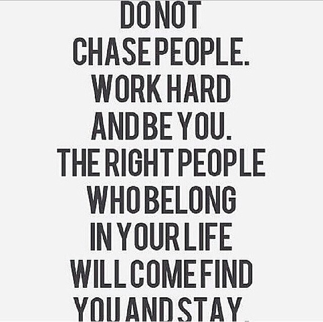 Do Not Chase People Do Not Chase People