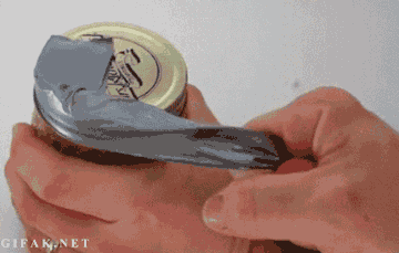 How to open a stuck lid