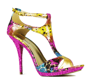 Colorful T-Strap Heels Colorful T-Strap Heels