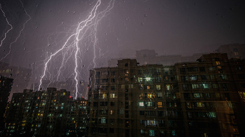 Lightning strike