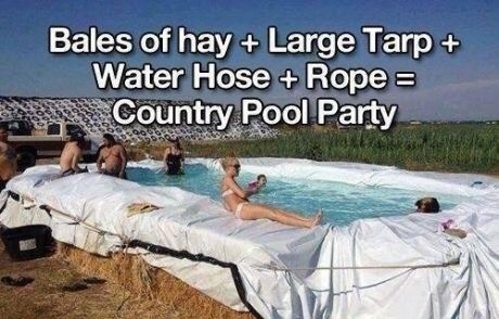 Country pool party Country pool party