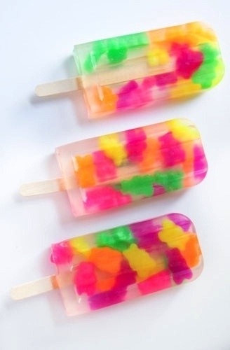 Gummy Bear Ice Lollies Gummy Bear Ice Lollies