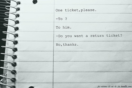 One Way Ticket Please