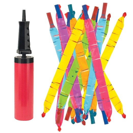 Toysmith Mens Rocket Balloons with Pump