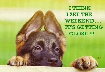 I think I see the weekend