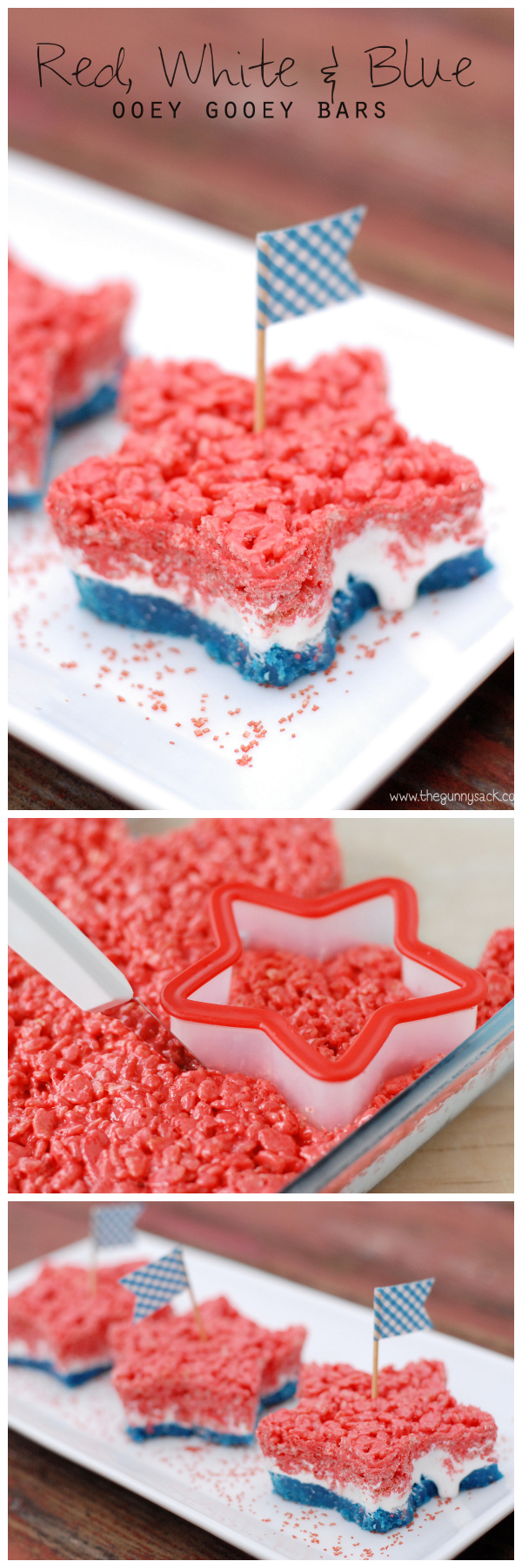 Red white and blue bars Red white and blue bars