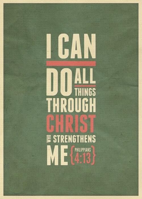 I can do all things