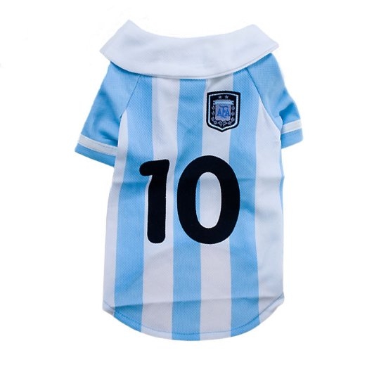 Pet T-shirt Dog Sweater Sport Jersey for Agentina Team