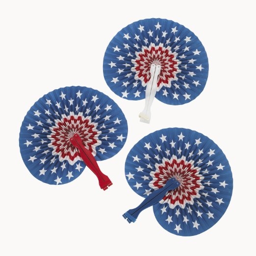COOL YOURSELF OFF THIS 4th of JULY DOZEN FANS