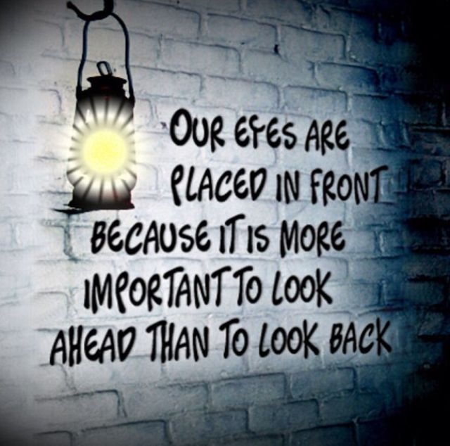 Our Eyes Are Placed In Front