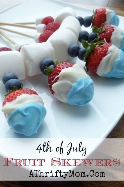 4th of July Skewers 4th of July Skewers