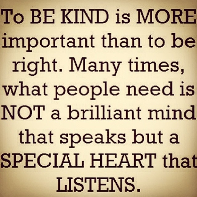 to be kind to be kind