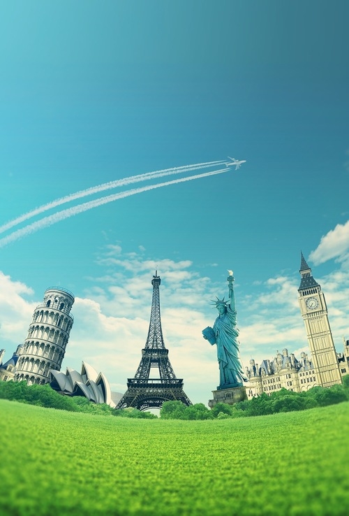 Landmarks and jet trails