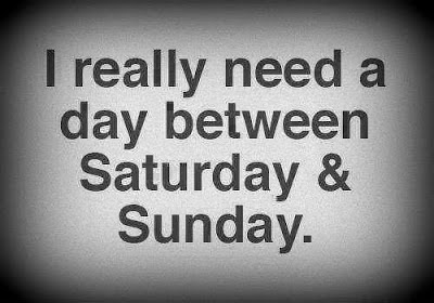 A day between Saturday and Sunday A day between Saturday and Sunday