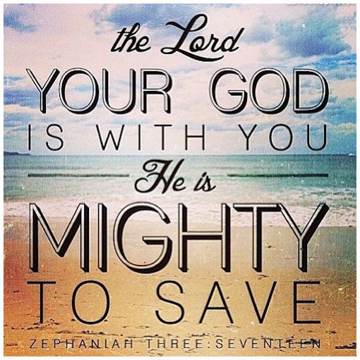 He's mighty to save