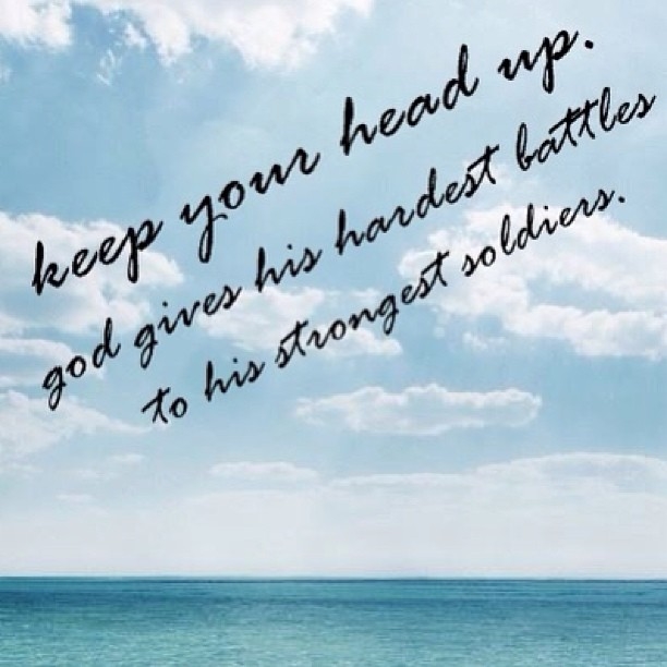 Keep your head up