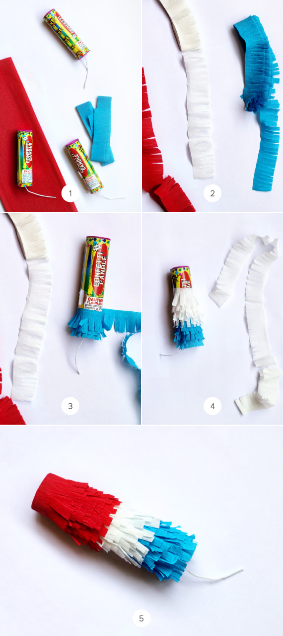 DIY July 4th Confetti Poppers DIY July 4th Confetti Poppers