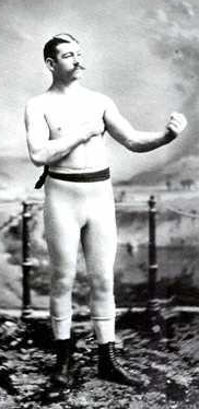 Bare knuckler boxer John Lawrence Sullivan