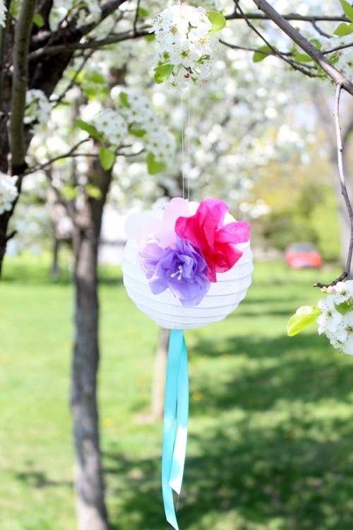 Paper Flower Lanterns Paper Flower Lanterns