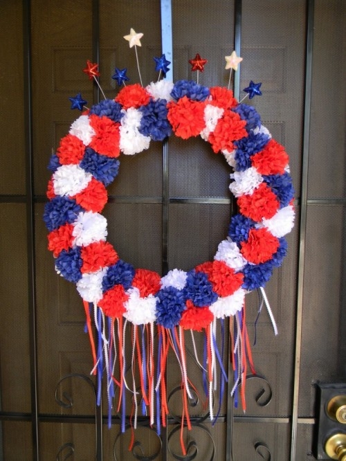 4th of July Wreath DIY with Felt & Ribbon