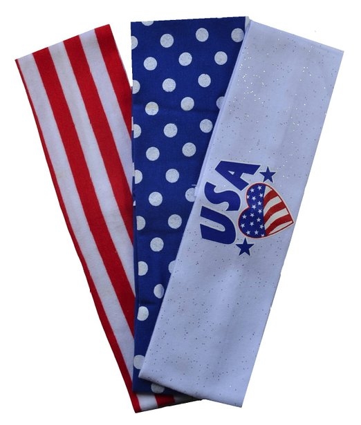 4th of July Patriotic Stretch Headband