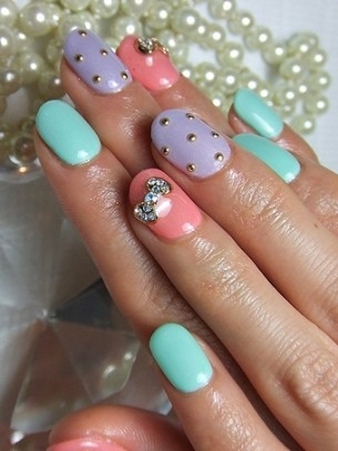 Pastel Nail Art Pastel Nail Art