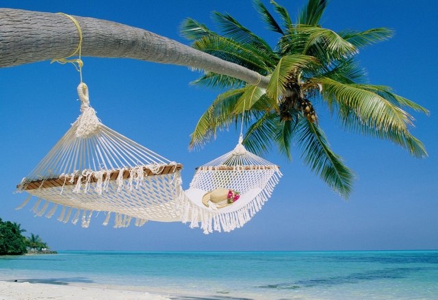 Hammock in the Caribbean