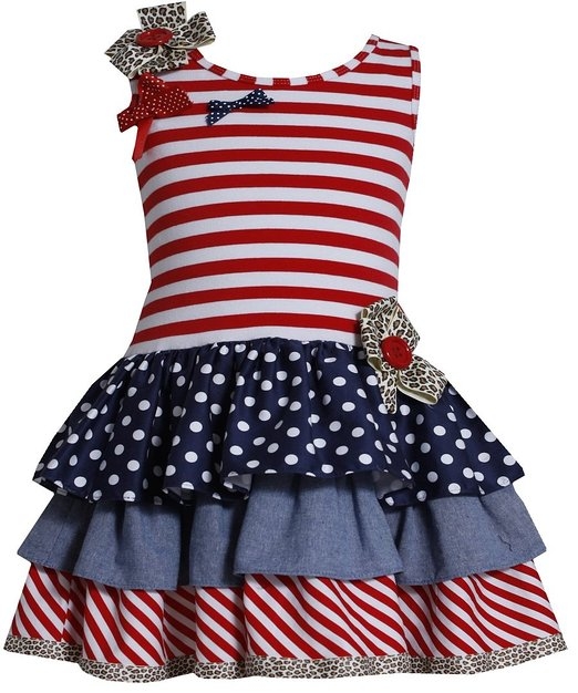 Bonnie Jean Girls 4th of July Summer Dress Bonnie Jean Girls 4th of July Summer Dress